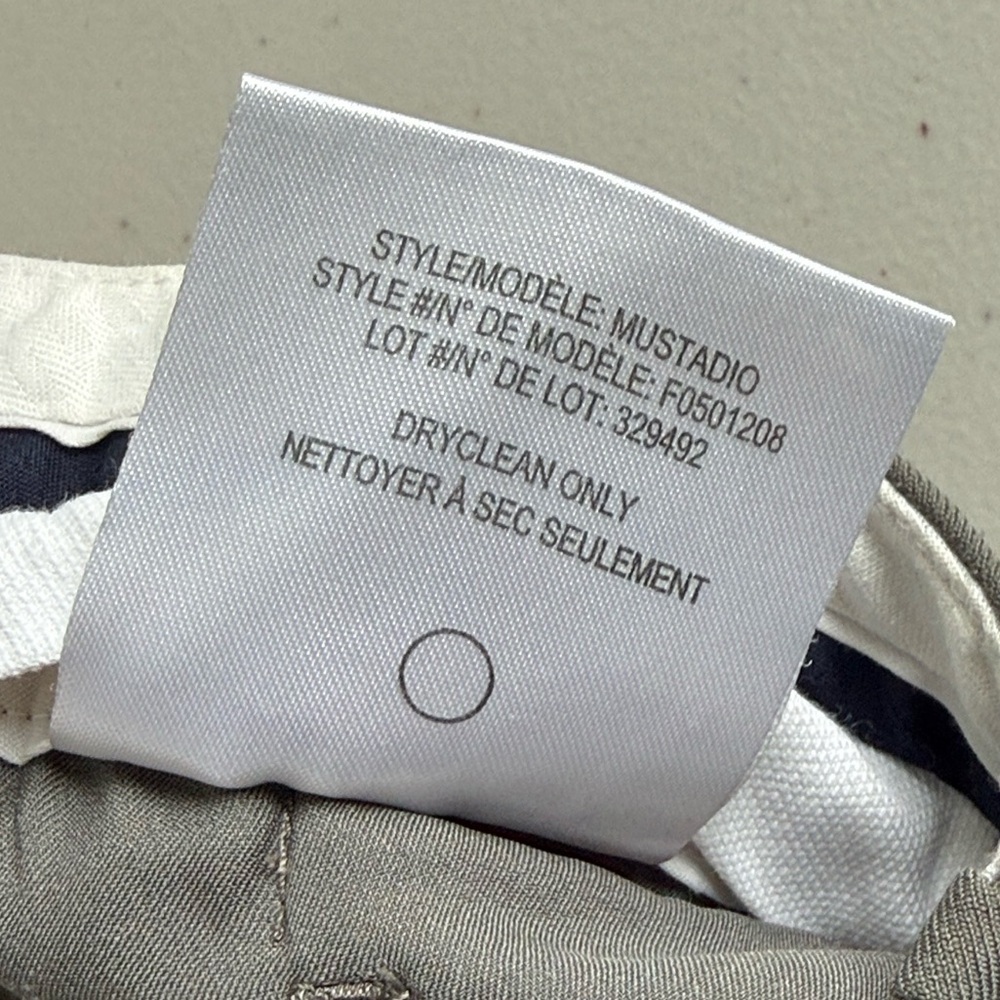 Theory Mustadio Wool Trousers Dark Gray Size 00 - Picture 16 of 16